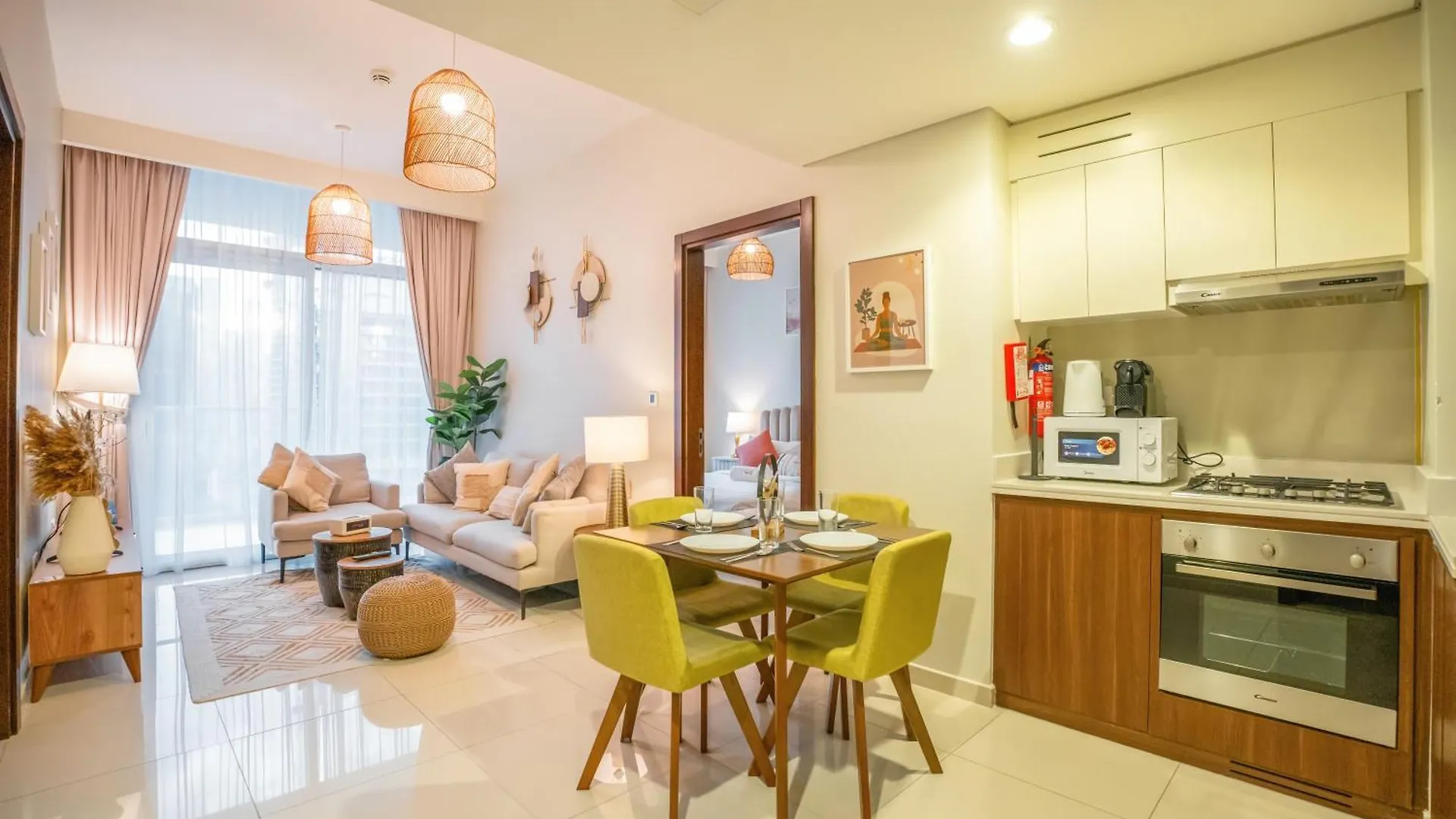 Cozy Retreat With Burj Views By Bnbeyond Dubai 0*,